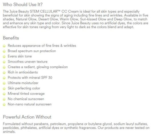 Stem Cellular CC Cream